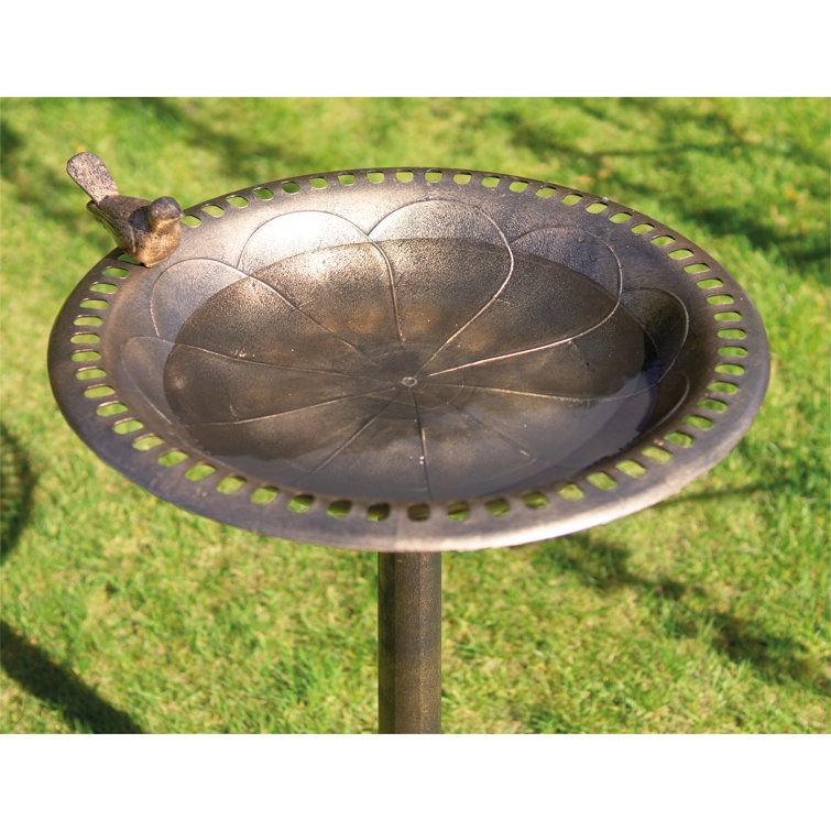 Astoria Grand Quigley Bronze Bird Bath Wayfair.co.uk